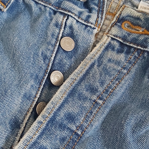 Levi Distressed Wide Leg Jean - Picture 3 of 5